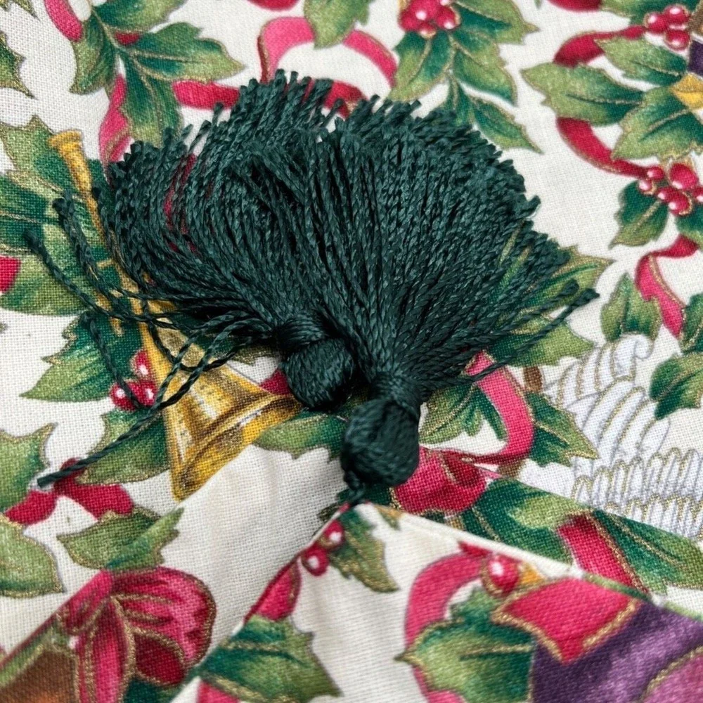 Longaberger 12 Days of Christmas Basket Liner 12 Days-Tassel #2596872 New